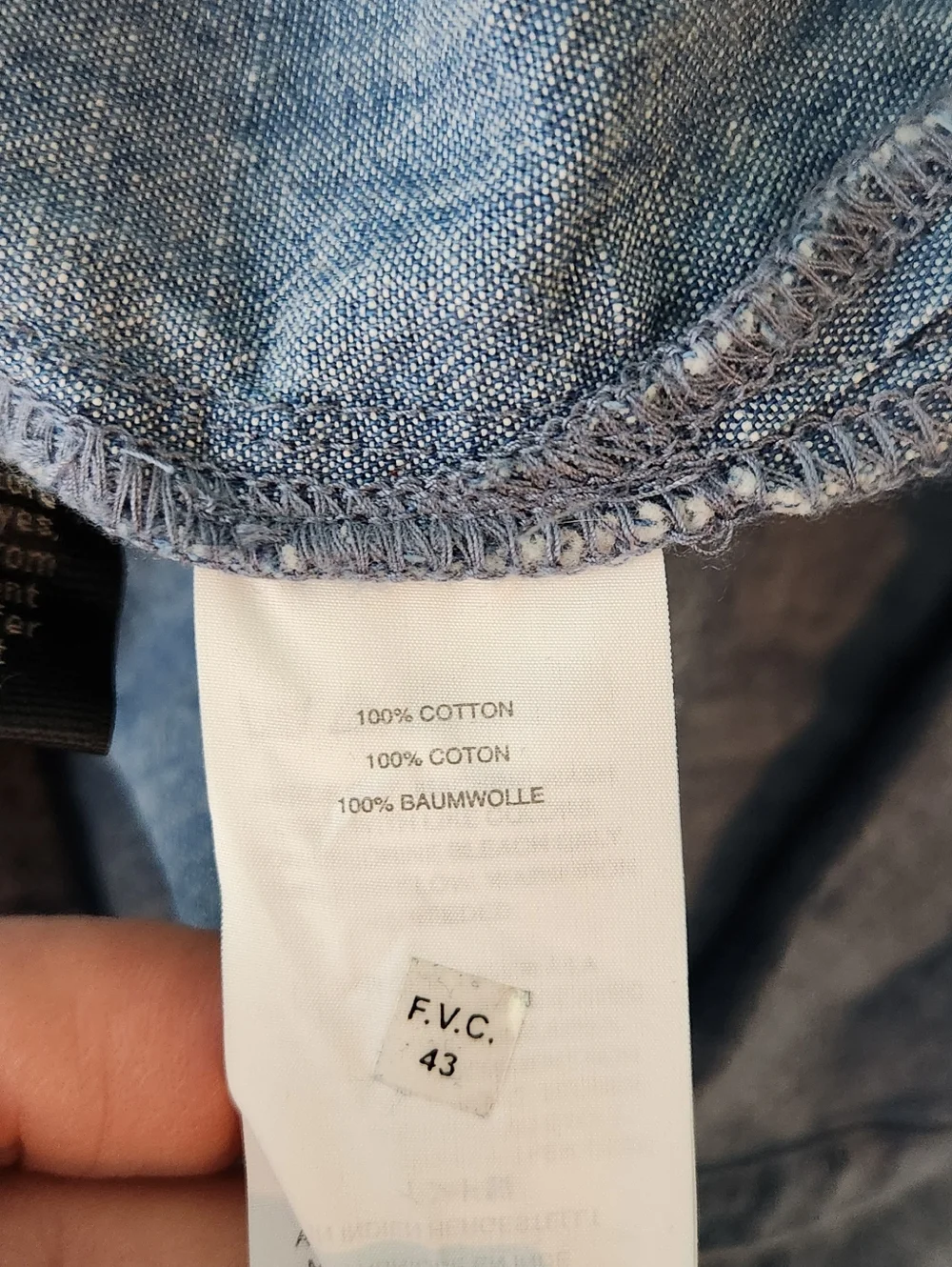 J. Crew Funnelneck Chambray Top